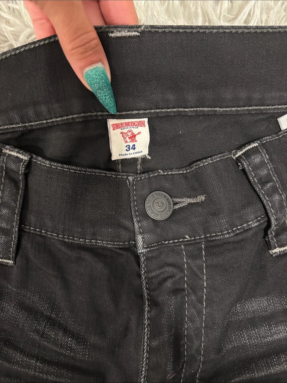 True Religion Black Jeans